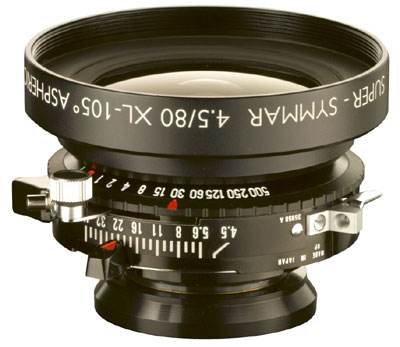 Schneider 80mm - f4.5 Super Symmar XL lens