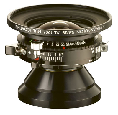 Schneider 38mm - f5.6 Super Angulon XL lens
